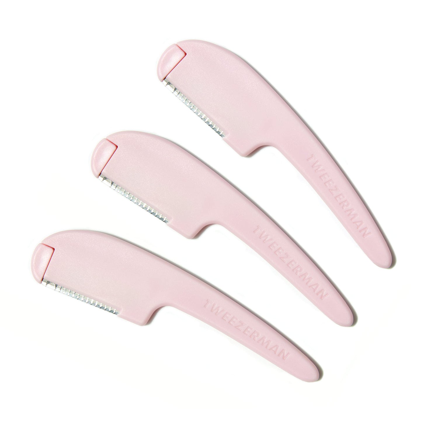 Tweezerman Prep and Plane Facial Razors for Hair Removal and Exfoliation, 3 Count