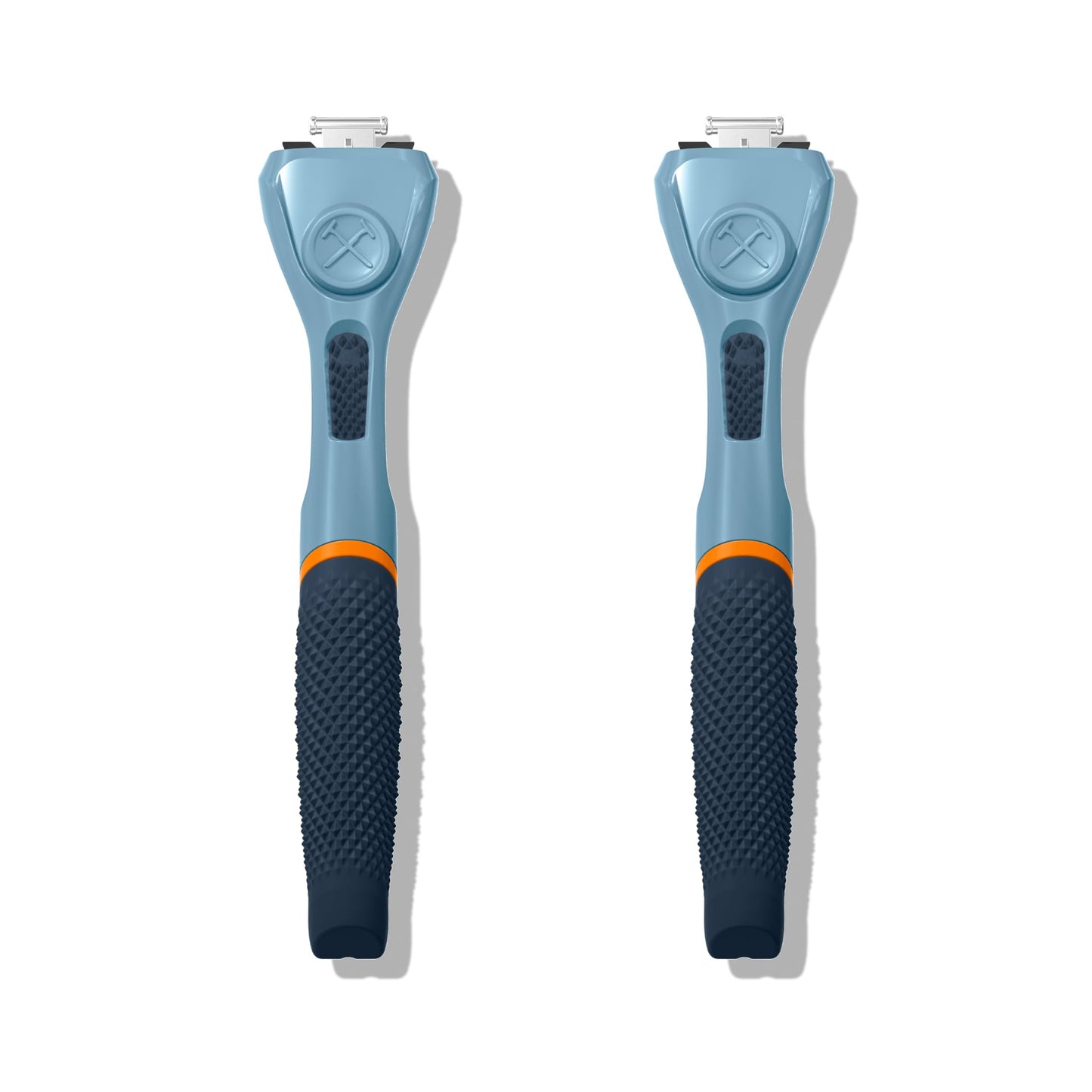 Dollar Shave Club | Razor Handle (2 Pack) Blue | Replacement Razor Blade Handles | Not Compatible with Other Razor Brands