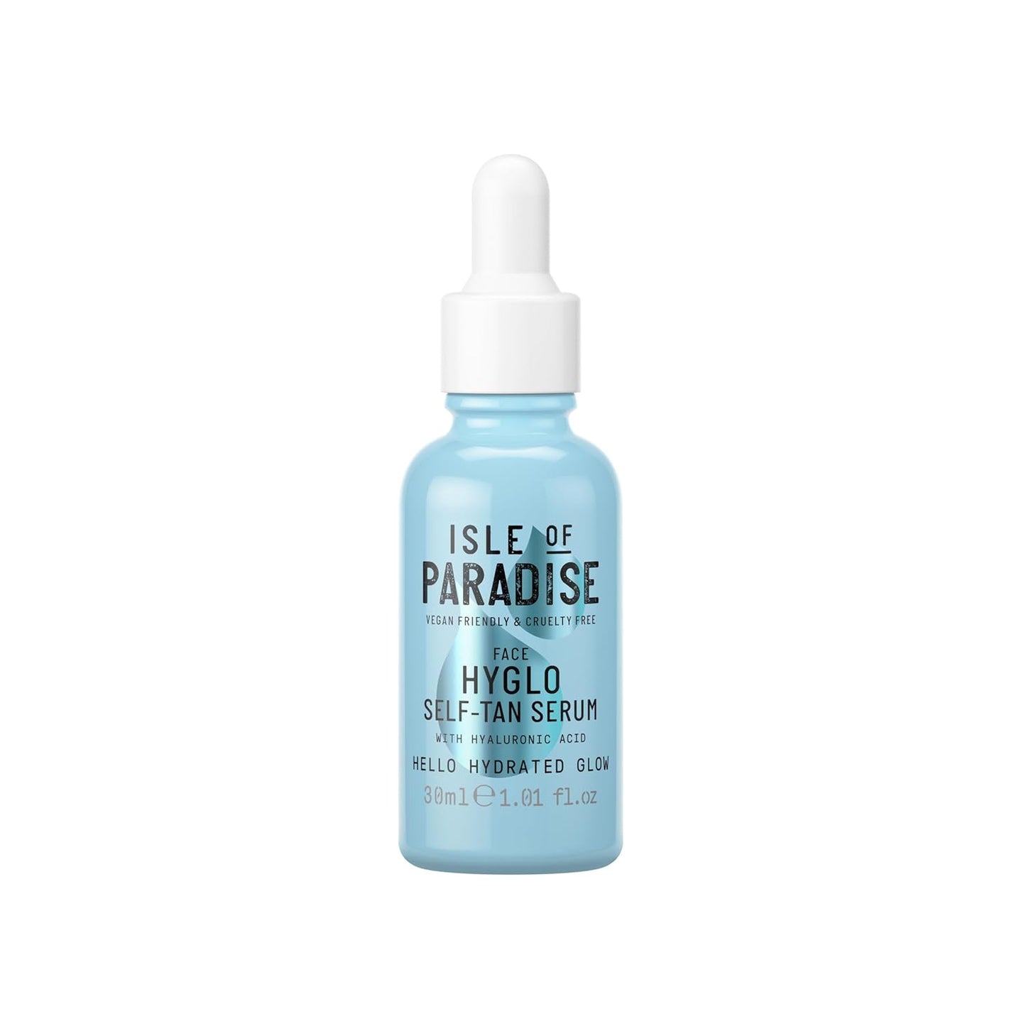 Isle of Paradise Hyglo Self-Tan Serum - Hydrating Face Tanning Formula with Hyaluronic Acid | 1.01 fl. oz.