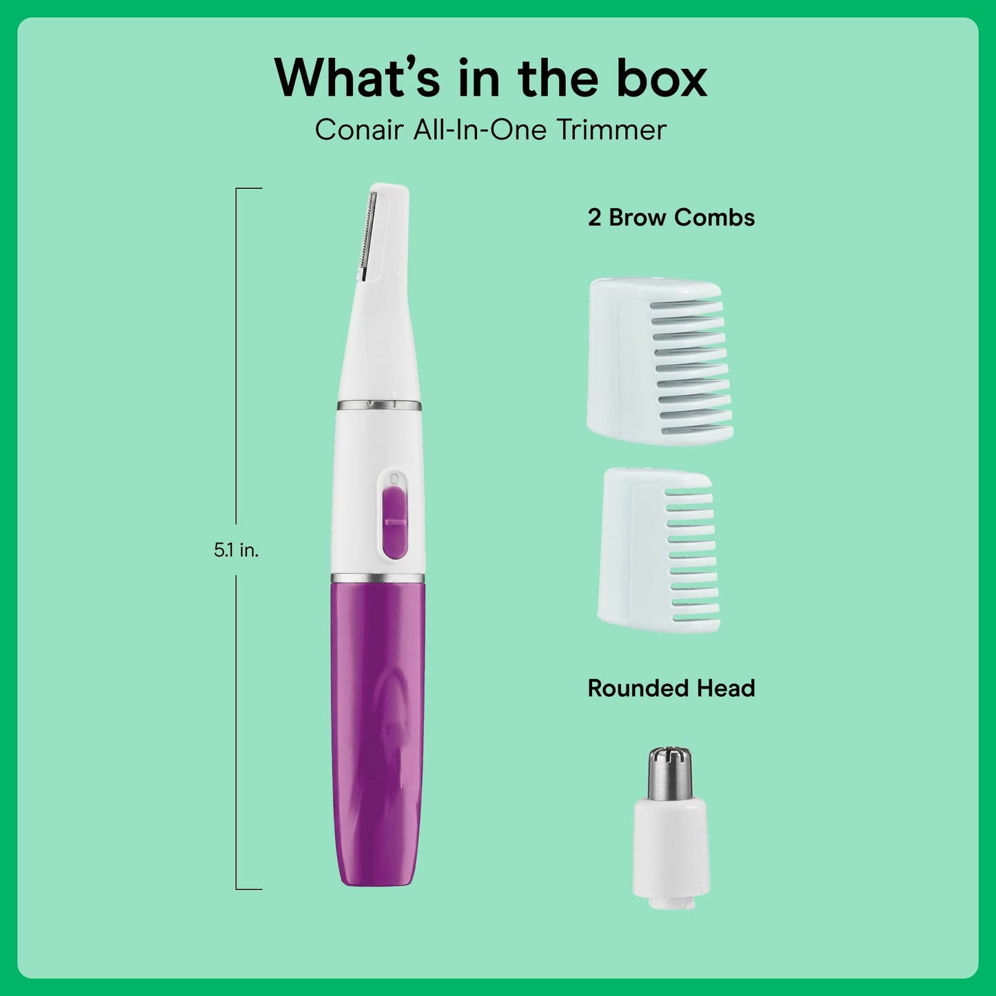 Conair Precision Eyebrow and Facial Trimmer for Women