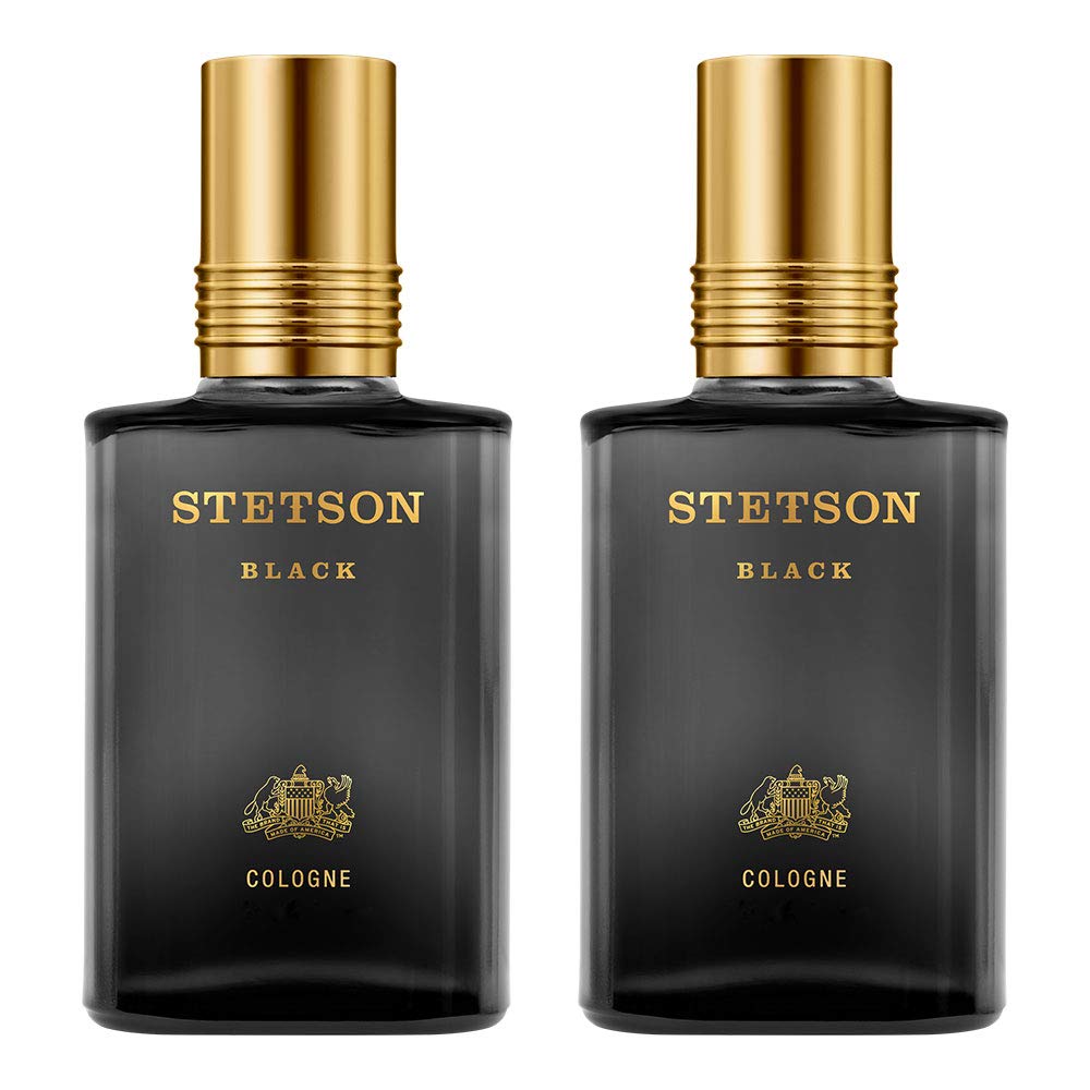 Stetson Black Eau De Cologne Spray 44Ml, Pack Of 2, 1.5 Fl Oz