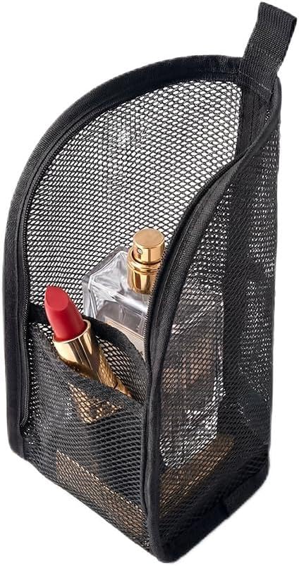 Coloday Large Capacity Waterproof Toiletry Bag - Portable EVA Mesh Travel Organizer | Black