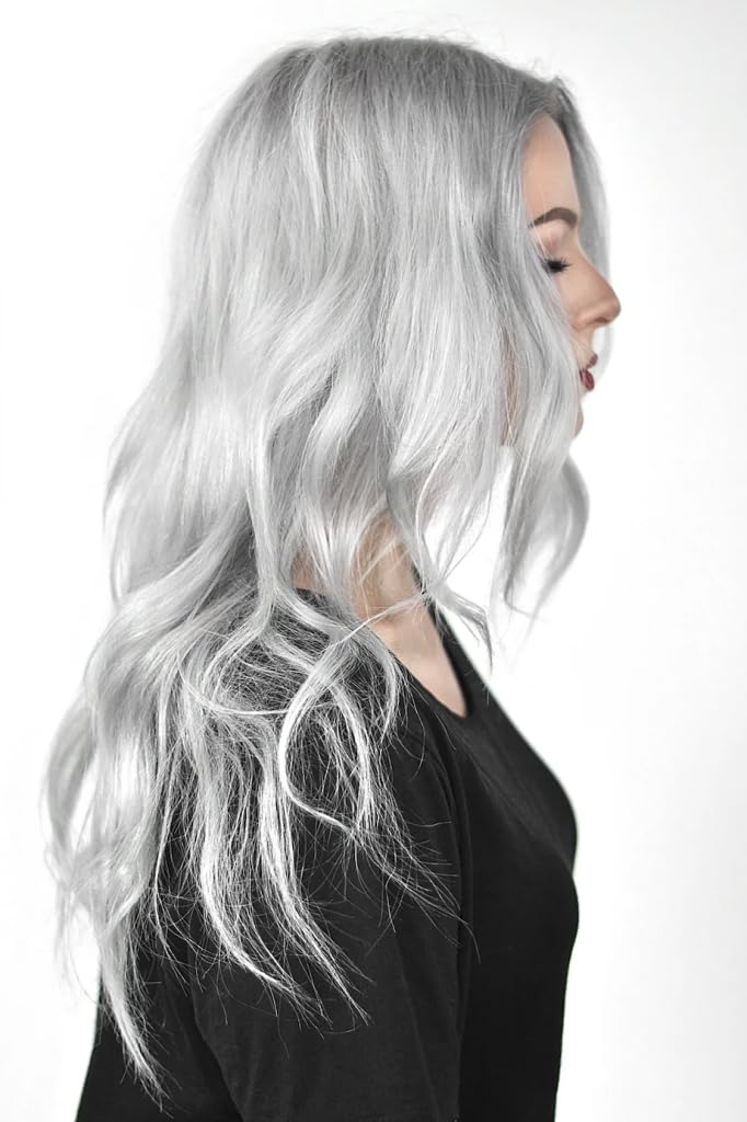 Overtone Daily Color Depositing Conditioner - Pastel Silver | 4.5oz Vegan Formula with Shea Butter & Coconut Oil for Color Refreshment