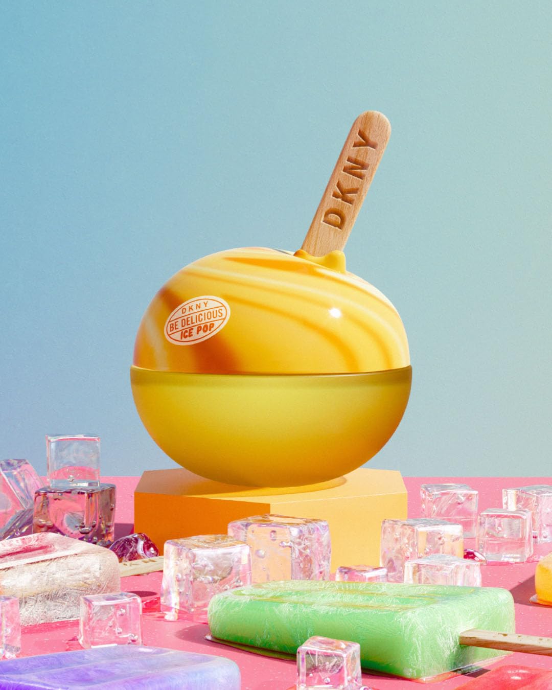 Be Delicious Ice Pop Eau de Parfum for Women - Refreshing Citrus Splash, 1.7 Fl. Oz.