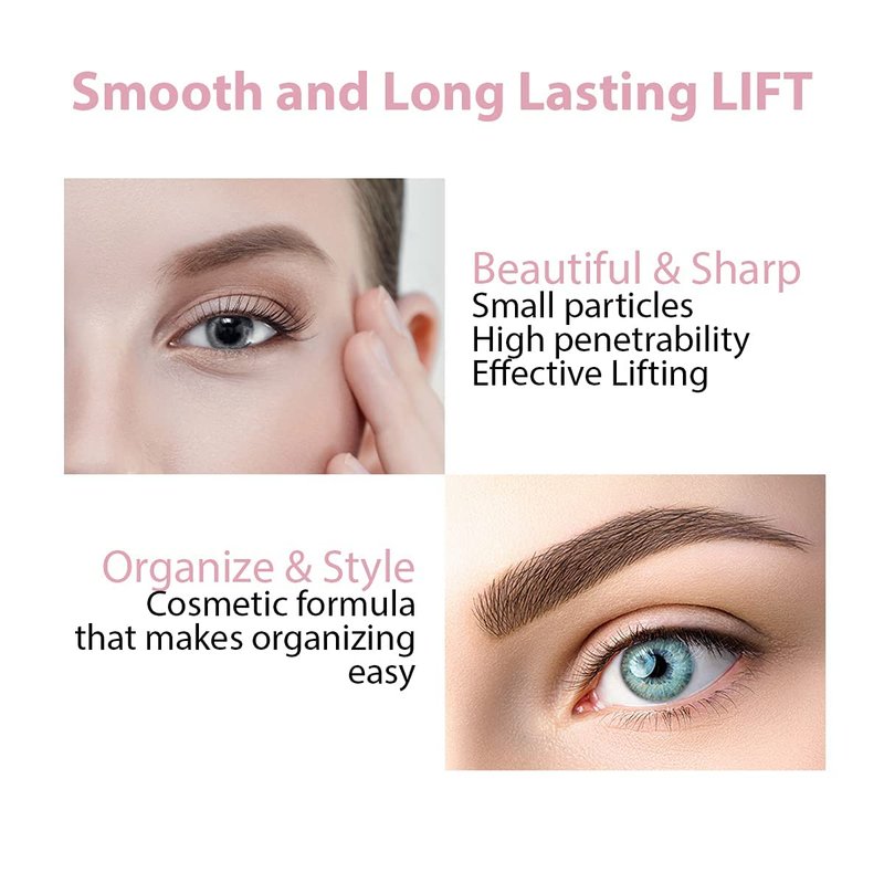 Amber Brow Lamination Tube Set - Professional Brow Perm Kit | Step 1 & Step 2, 20 ml Each