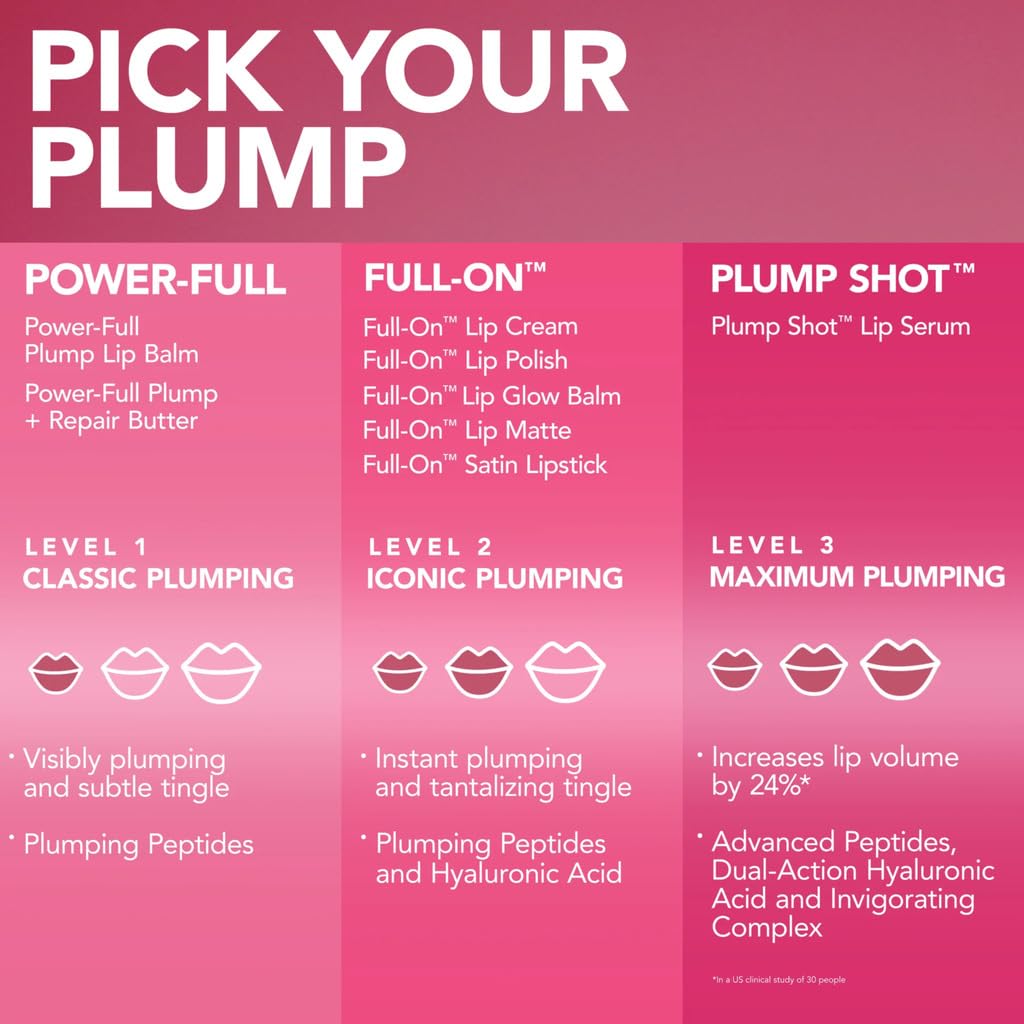 Buxom Full-On Plumping Lip Polish - Tinted Lip Plumper Gloss with Peptides & Vitamin E | Nourishing High Shine Finish