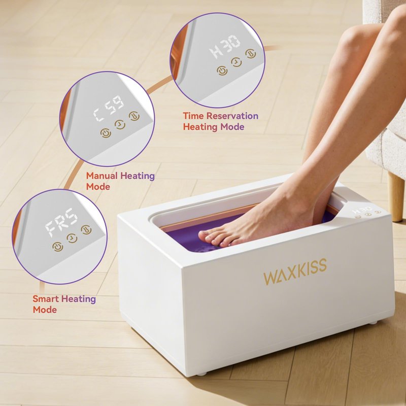 Fully Intelligent Paraffin Wax Machine 5000ml with Lavender Wax Refills, Paraffin Bath Warmer for Professional Spa & Arthritis Treatment at Home