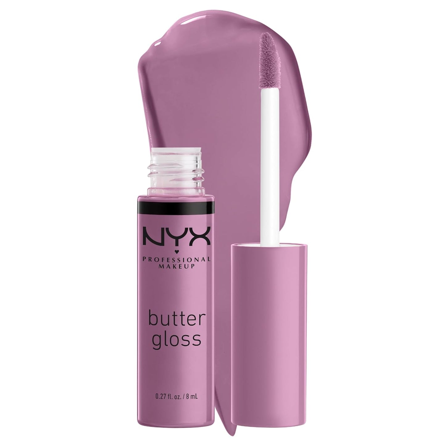 NYX Butter Gloss - Non-Sticky Lip Gloss Set | 3 Shades: Angel Food Cake, Creme Brulee, Madeleine