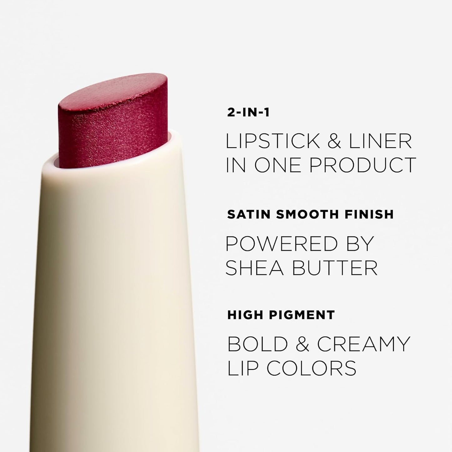 HALEYS Dual Ended 2-in-1 Lipstick & Liner - Creamy Matte Merlot Lip Combo for Women | Precision Lip Liner & Moisturizing Lipstick