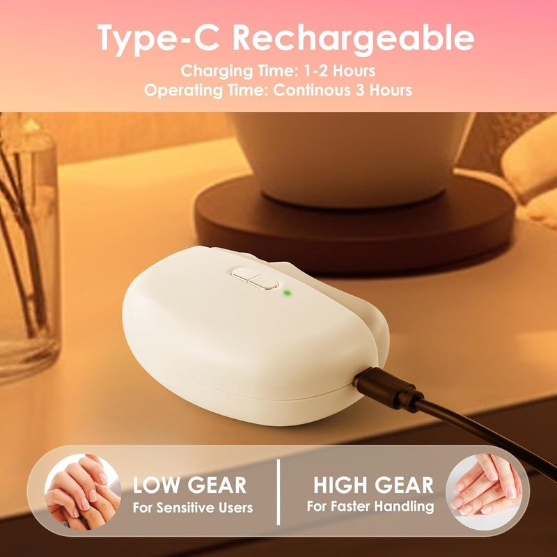Electric Nail Clippers - 3 in 1 Automatic Nail Trimmer with Polishing, Dust Storage & LED Light | Safe for Seniors, Adults & Kids