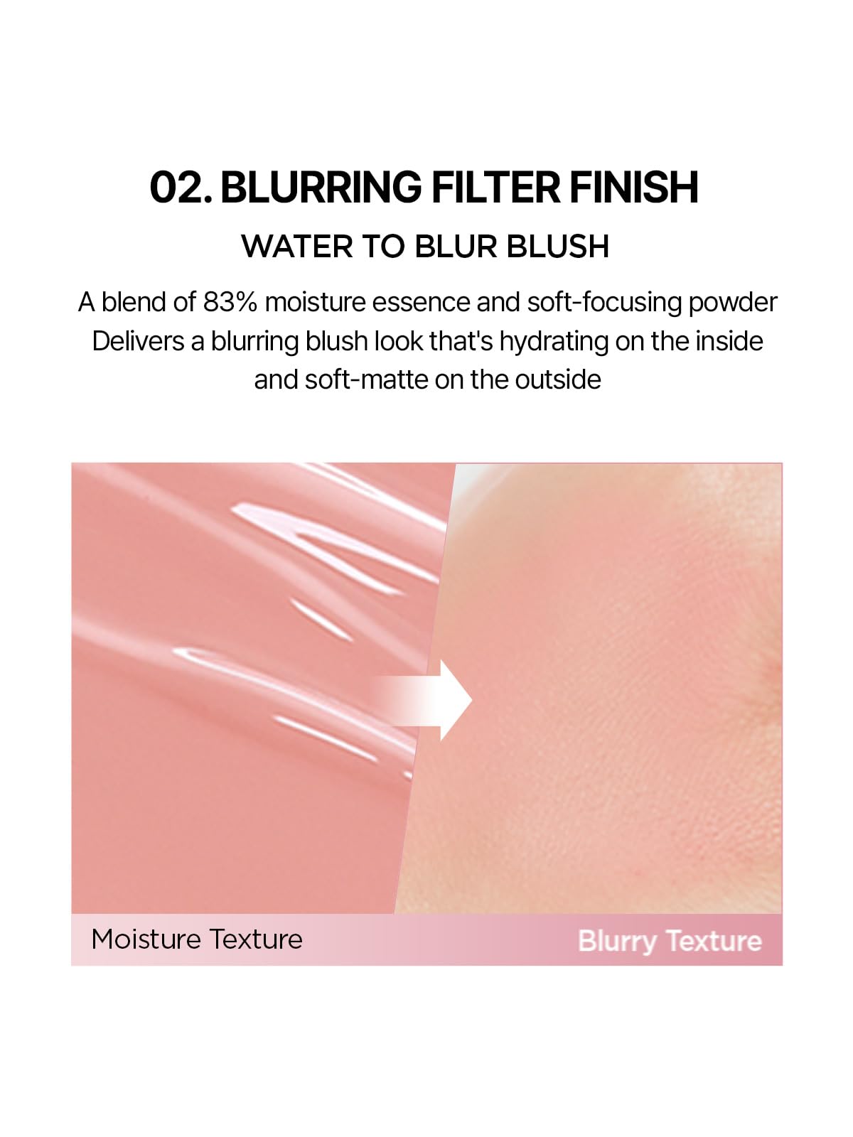 JUNG SAEM MOOL Artist Cushion Blush | Easy to Blend with Puff, Buildable Liquid Blush for Cheeks with a Natural & Matte Finish, Korean Makeup (Blur | Fuzzy Lavender)