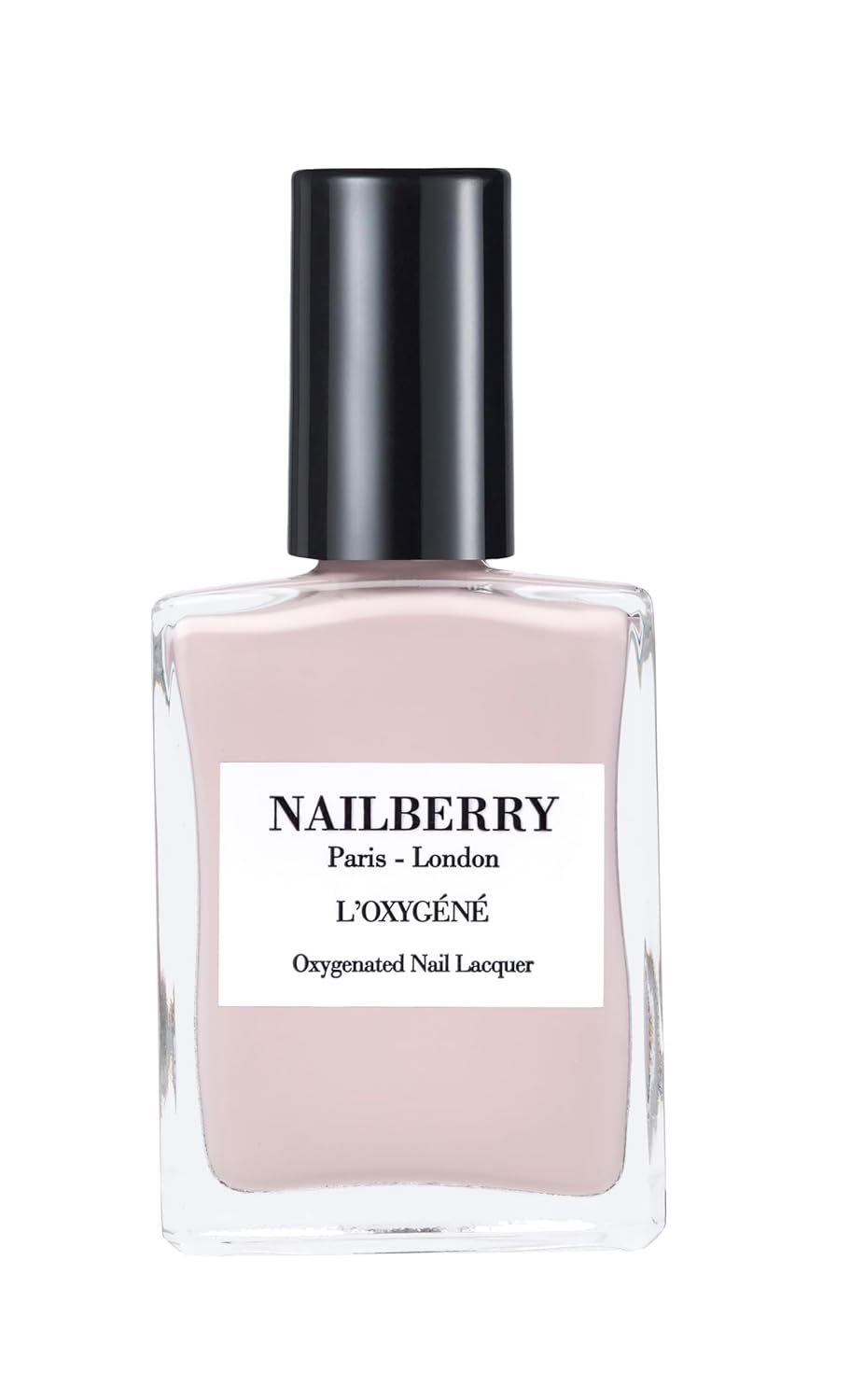 Oxygenated Nail Lacquer - Rose Blossom Pastel Pink | 12-Free Vegan Nail Polish | UV Protected Long-Wear | 15 ml