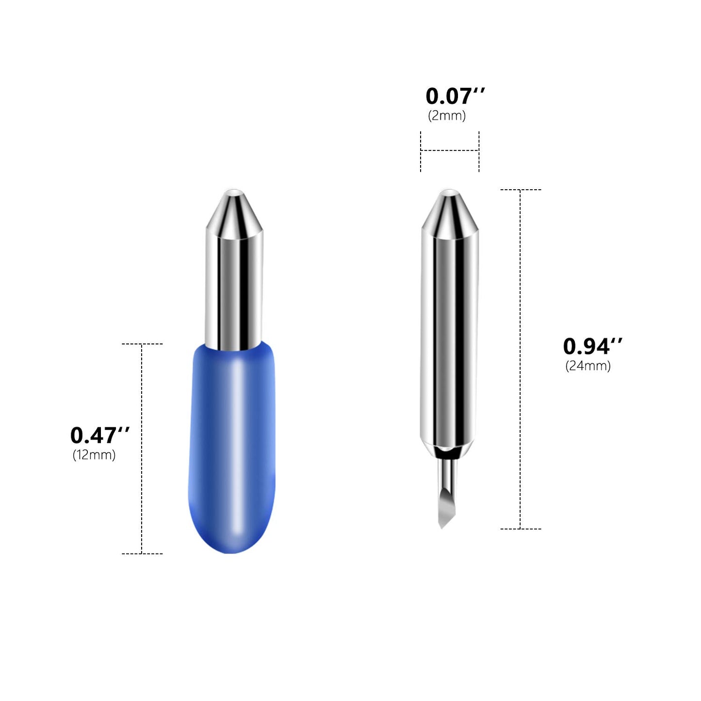 30 PCS Replacement Blades for Joy and Joy Xtra Machine,Fine Point Blades Include 45° Standard Blades,30°Shallow Cutting Blades and 60° Deep Cutting Vinyl Fabric Blades
