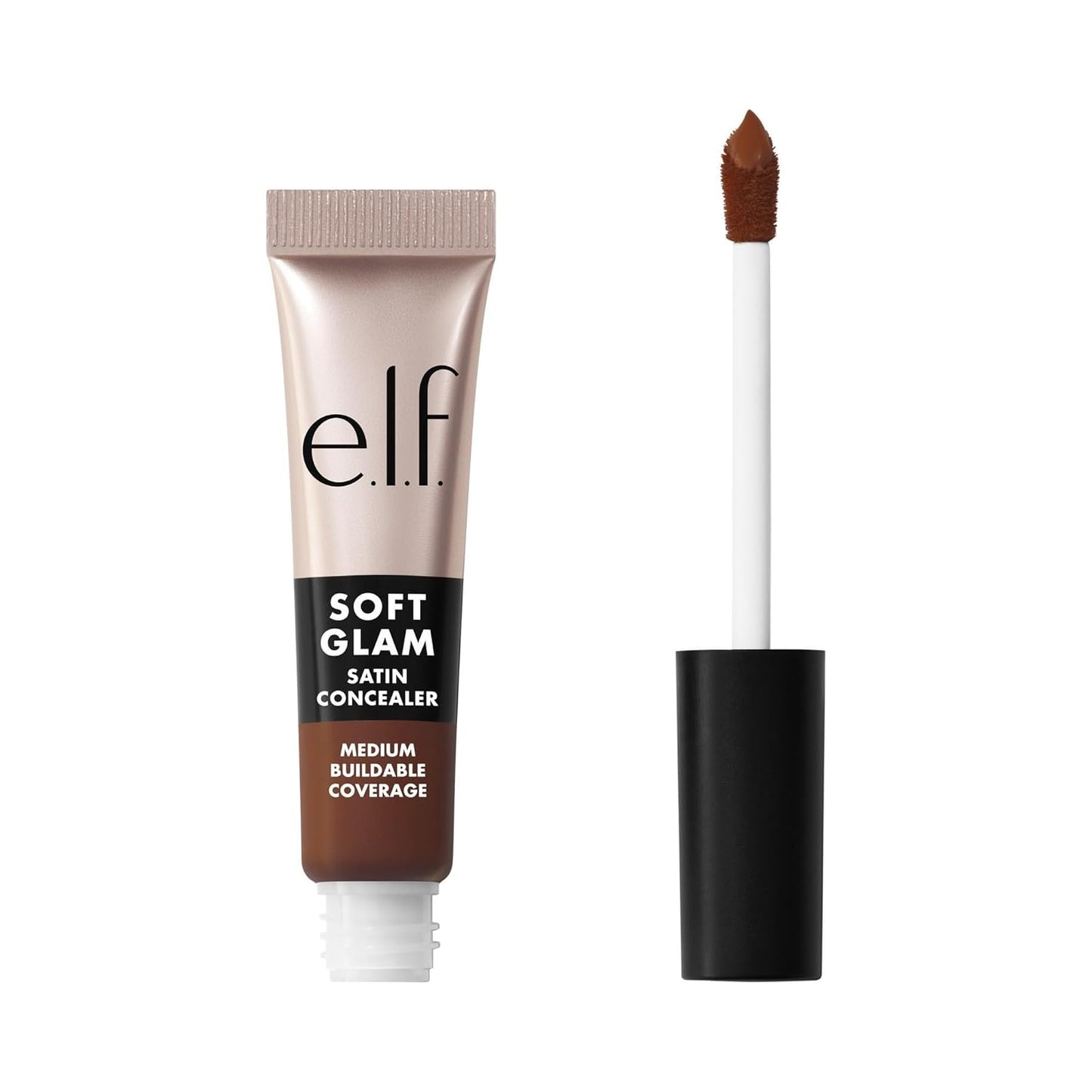 e.l.f. Soft Glam Satin Concealer - Medium Coverage for Blemishes & Under-Eye | Crease-Resistant, Vegan, 21 Light Neutral