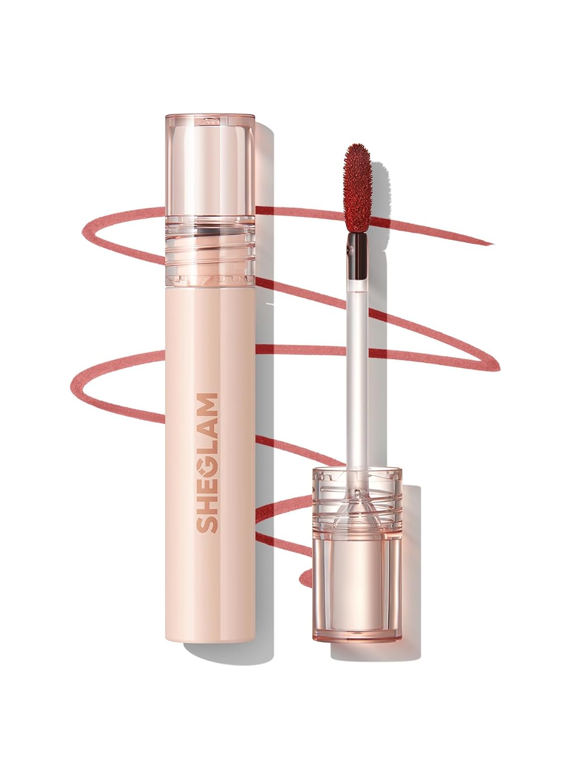 Fall In Line Peel Off Lip Liner Stain - Long Lasting Transfer-Proof Nude Tint | Cherry Bark