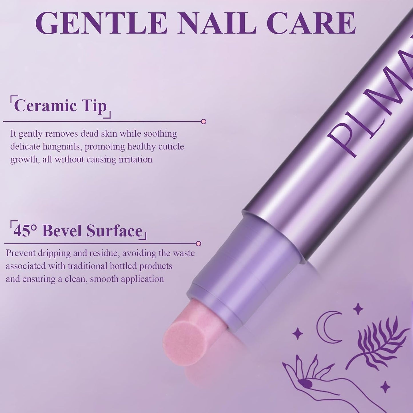 Cuticle Oil Pen - Nourishing Nail Care with Ceramic Tip | Moisturizes & Strengthens Dry, Damaged Nails (1PC)