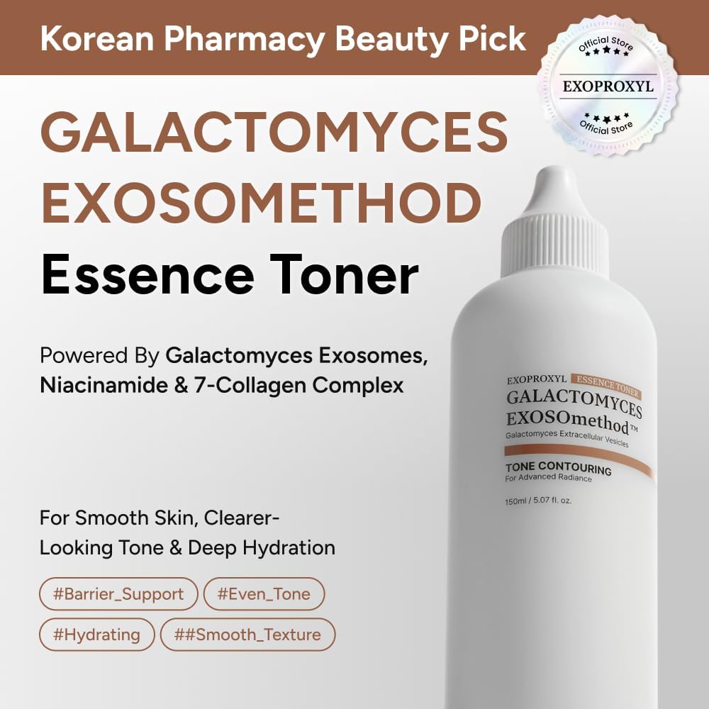 Galactomyces Essence Toner - Hydrating Milky Formula with Niacinamide & Collagen | 5.07 Fl Oz for Dewy Skin