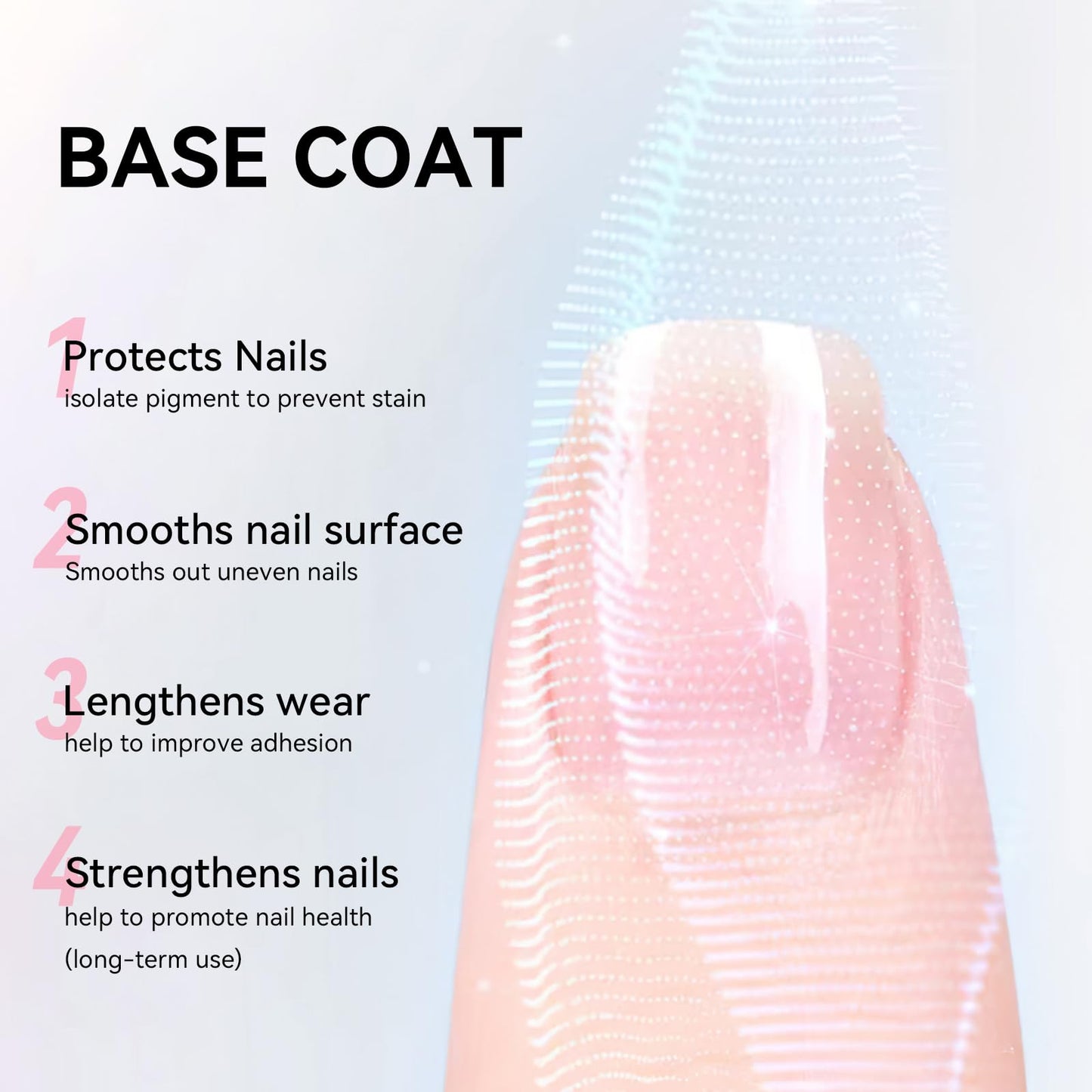 Nailshion Quick Air Dry Nail Polish, 16 Colors Holographic Nude Peach Pink Blue Green Jelly Glitter Sparkle Regular Nail Polish with Clear Base Top Coat & Remover Pads, Hema-free, Non Gel,