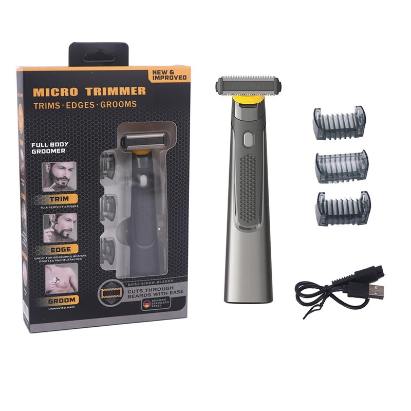 Men's Foil Shavers, Hybrid Electric Razor and Beard Trimmer for Men with 4-in-1 Face Stubble Comb and Body Hair Trimmer Kit、Razor for Men、Rechargeable, Wet & Dry Foil Shaver for Men