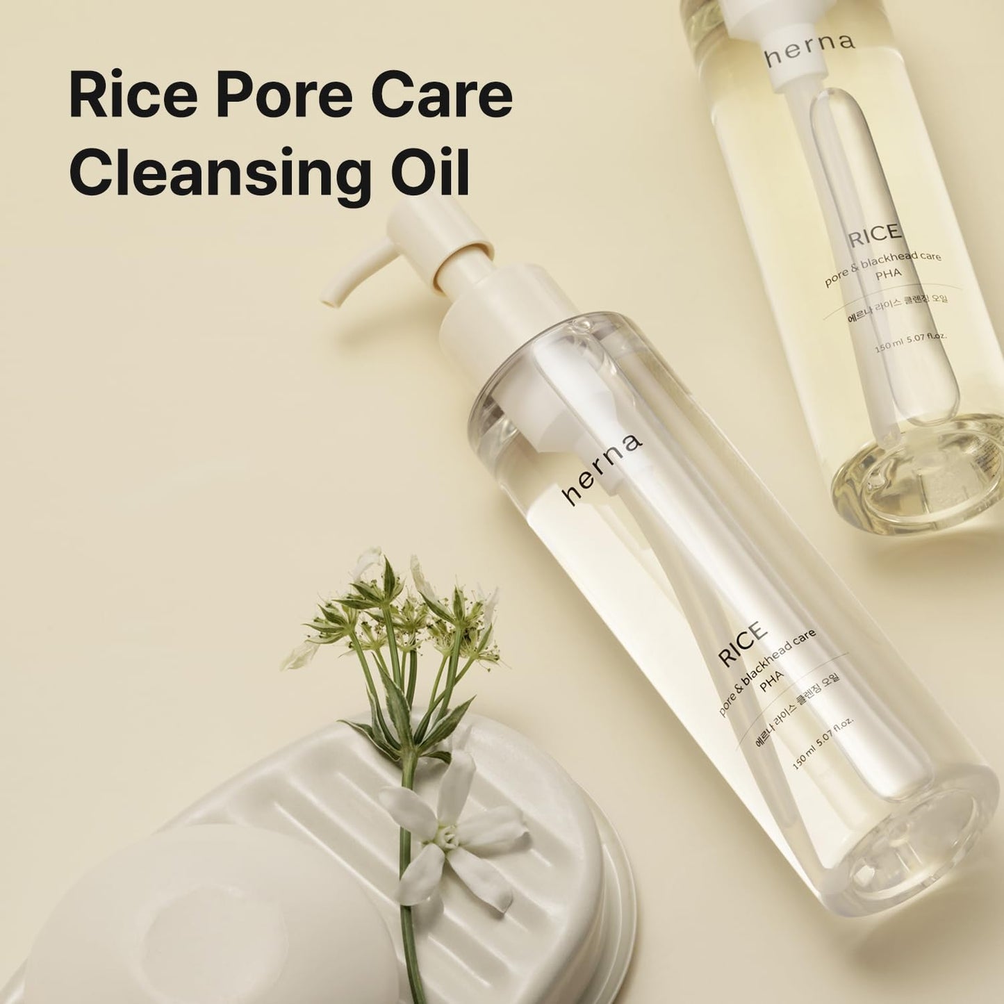 PHA Blackhead Remover Cleansing Oil - Lightweight Pore Cleanser with 10 Seed Oils | 5.07 fl. oz (150ml)