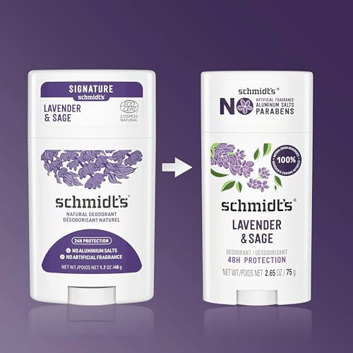 Schmidt's Lavender & Sage Aluminum-Free Deodorant 2.65 oz
