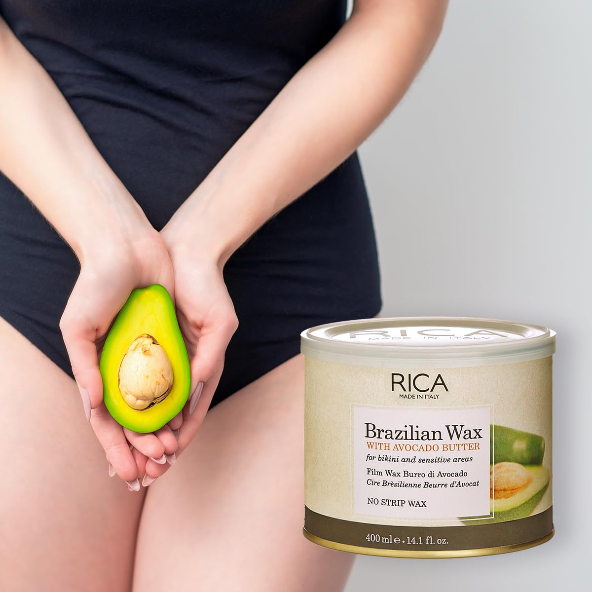 Rica Brazilian Wax with Avocado Butter (400ml) by Rica
