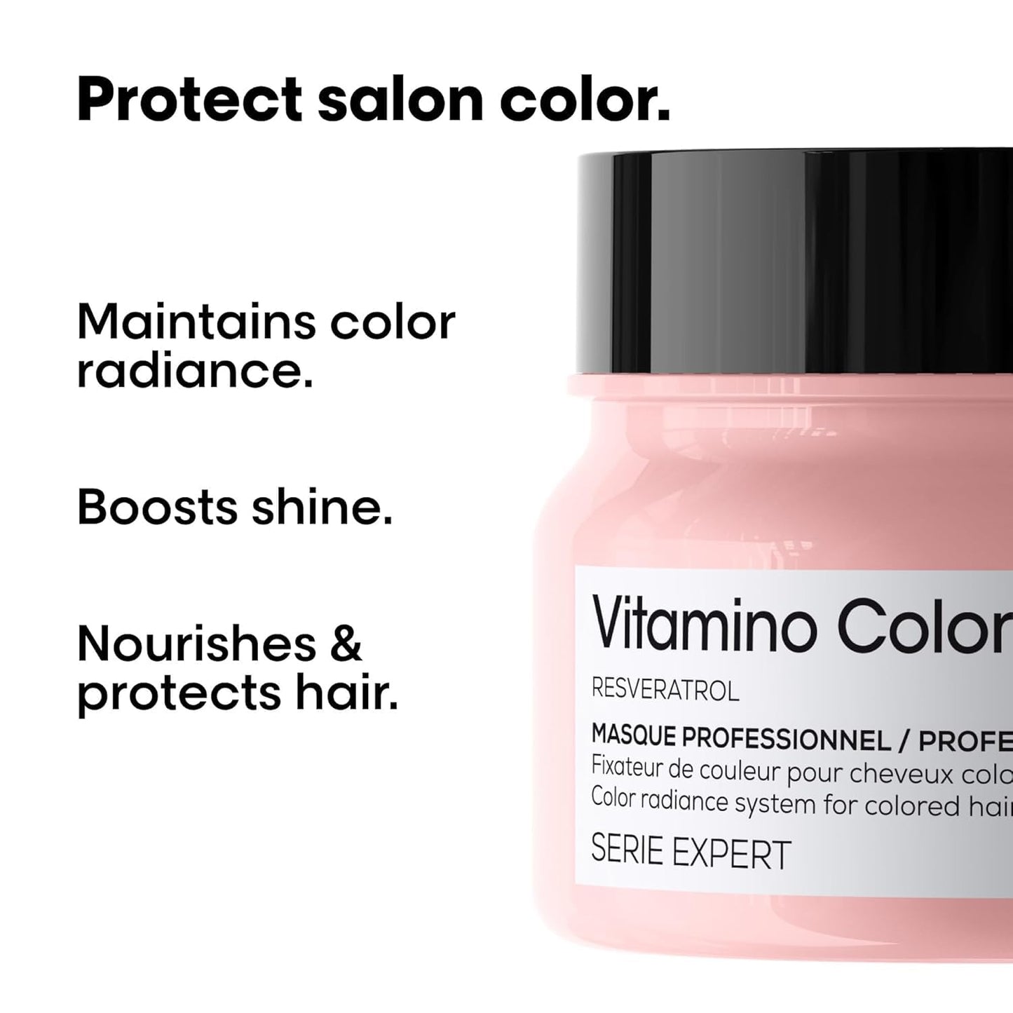 L'Oréal Professionnel Vitamino Color Hair Mask - Color Protection, Shine Enhancement & Moisturizing | 8.5 oz