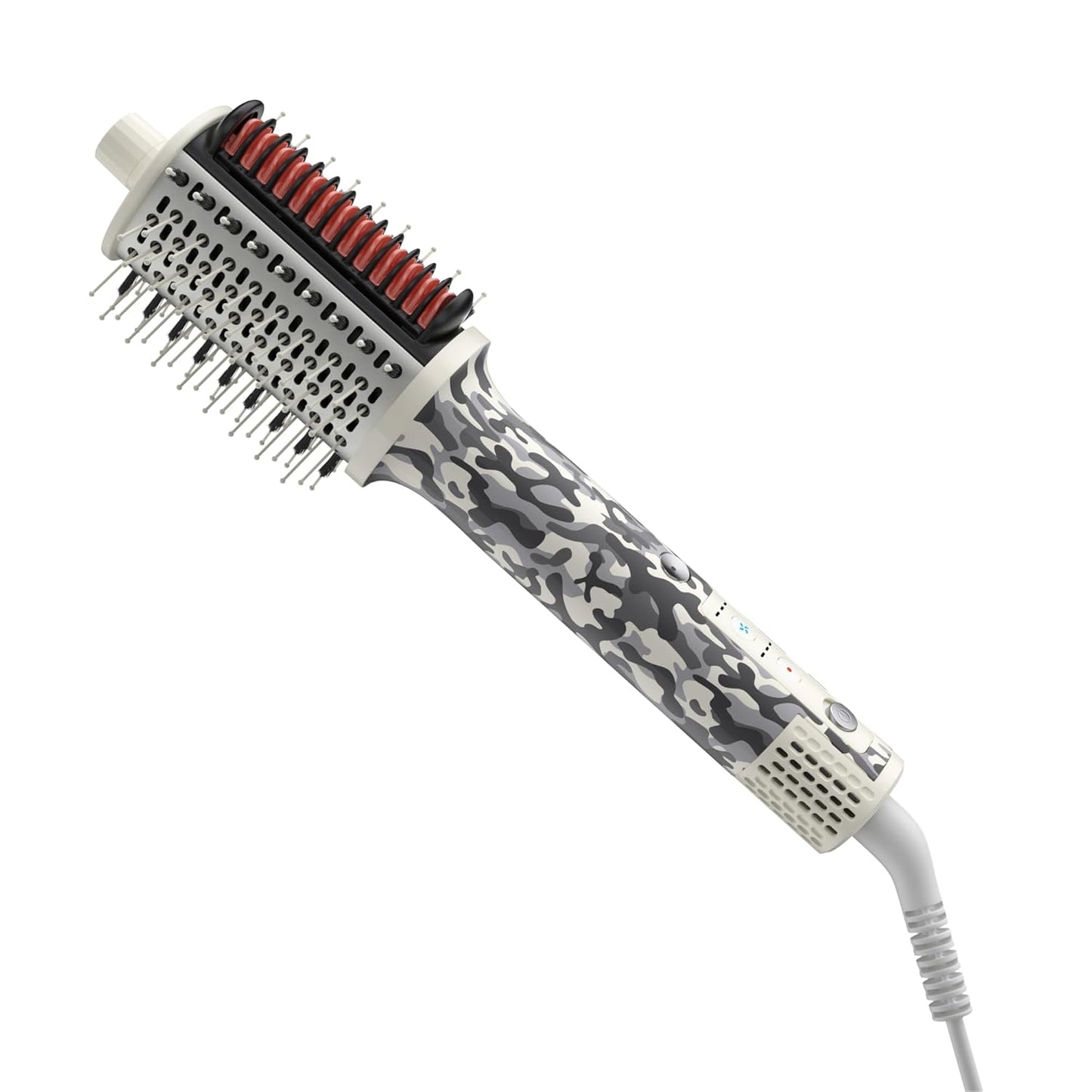 Ellena E1 Blow Dryer & Straightening Brush - 110,000 RPM Hot Air Tool for All Hair Types | Oval Barrel & Heated Comb