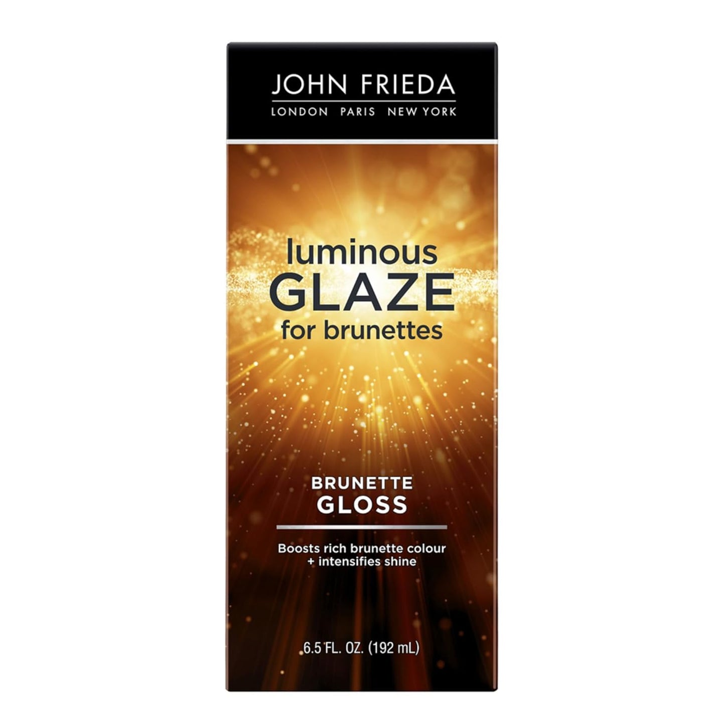 John Frieda Brilliant Brunette Hair Gloss - Enhance Color & Boost Shine | 6.5 Oz