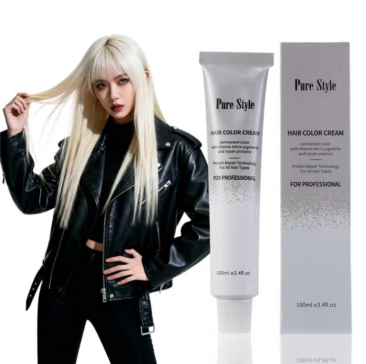 Hair Color Diluter Cream - Ammonia-Low Permanent Dye for Nourished, At-Home Salon Quality | 3.4 fl oz (100ml)