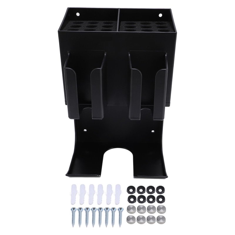 Barber Clipper Holder, Plastic Hair Trimmer Storage Rack Wall Mounted Hair Tool Organizer Hair Dryer and Styling Holder for Home and Salons