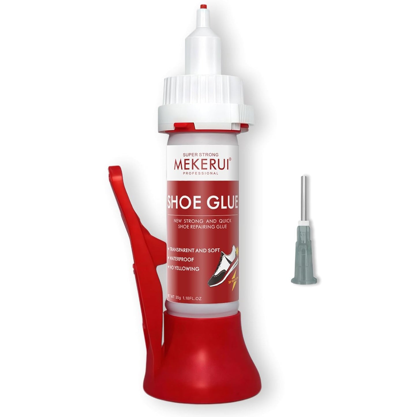 Universal Shoe Glue - Super Strong 30-Second Waterproof Adhesive for Quick Repairs | Heavy Duty for Sneakers, Soles & Heels