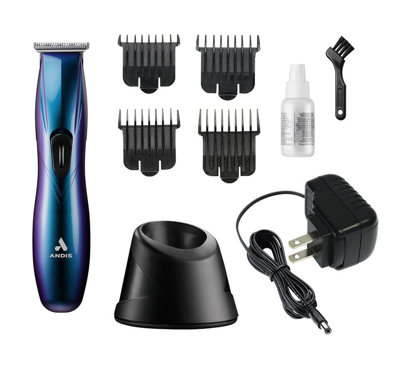 Andis Slimline Pro Cordless Trimmer - Lithium Ion T-Blade, Zero Gap Precision | Limited Edition Galaxy