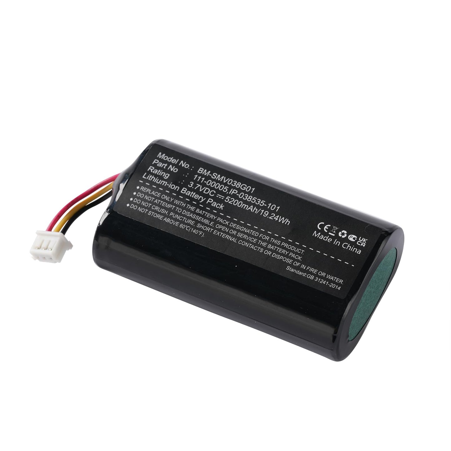 Mingeris Roam 111-00005 Battery Replacement for Roam IP-038535-101 (5200mAh Rechargeable)
