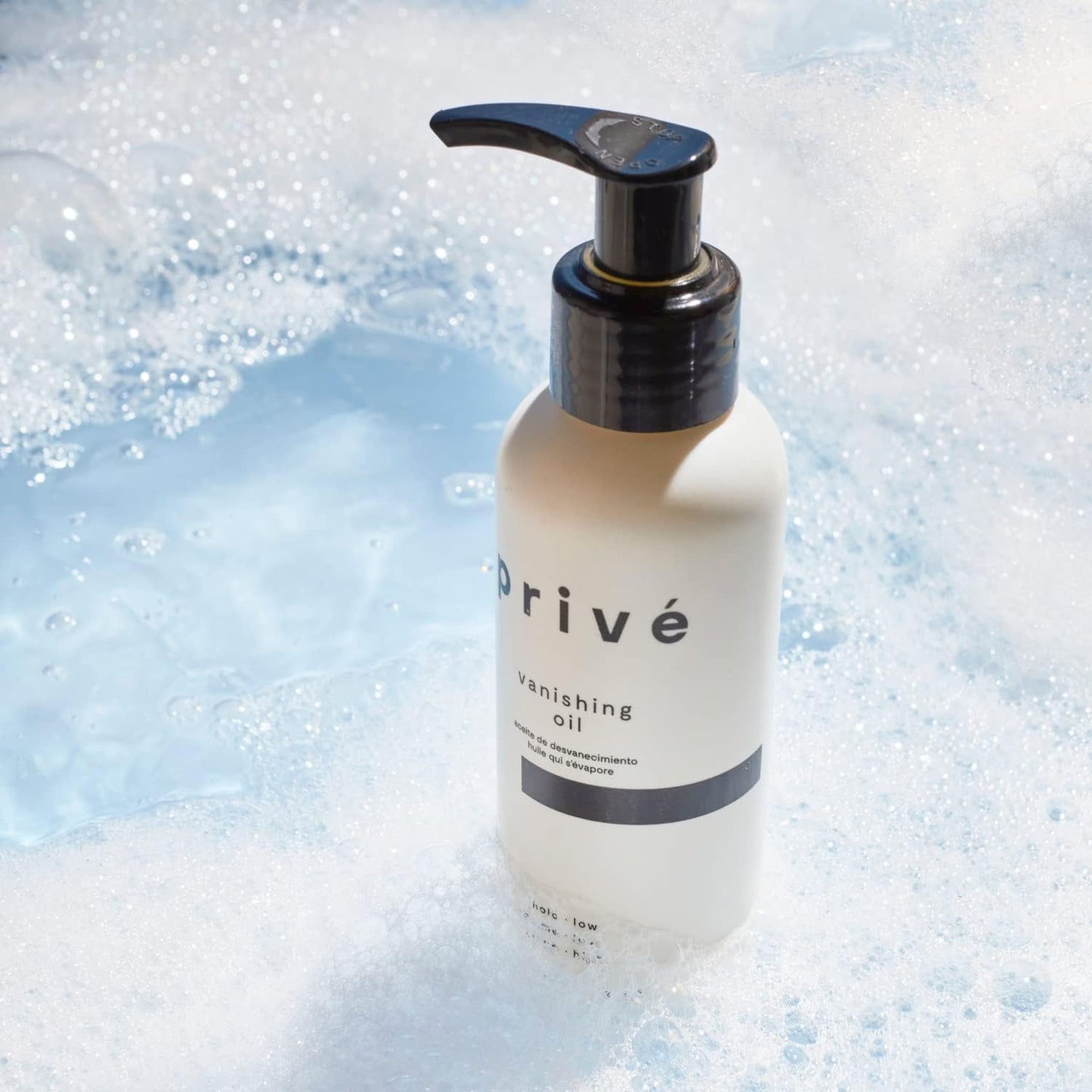 Prive Vanishing Hair Oil - Lightweight Anti Frizz Oil for Shine and Smoothness - Hydrating Hair Oil with Baobab, Kukui and Carrot Seed Oils - Non Greasy, Vegan - 4 oz