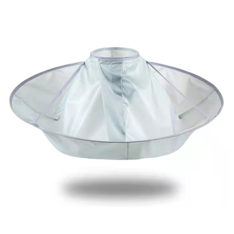 Waterproof Haircut Cape Umbrella, Portable Hair Clippings Catcher for Adults Kids, Reusable Hairdressing Cloak with Anti-Static Nylon (Easy Storage, Salon & DIY Home Use)