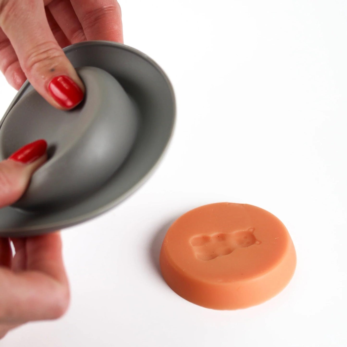 Happy Wax Liner for Outlet Melters - Fits All Happy Wax Outlet Melters. No Mess, No Scrape Way to Remove Scented Wax - Long Lasting and Reusable Silicone (Gray, Outlet)