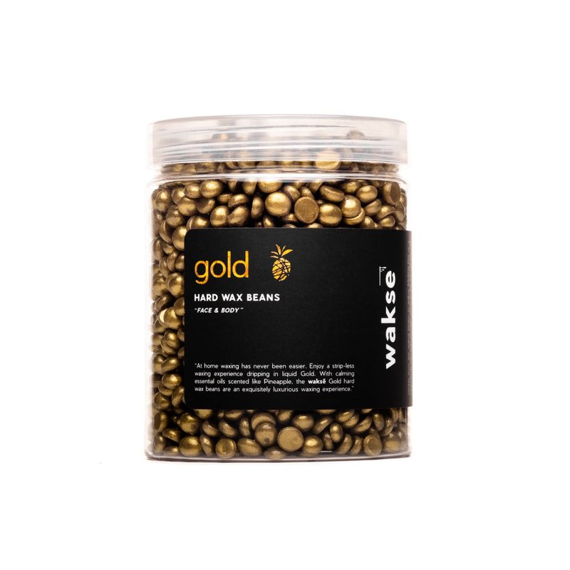 wakse Mini Gold Hard Wax Beans (4.8 Oz)