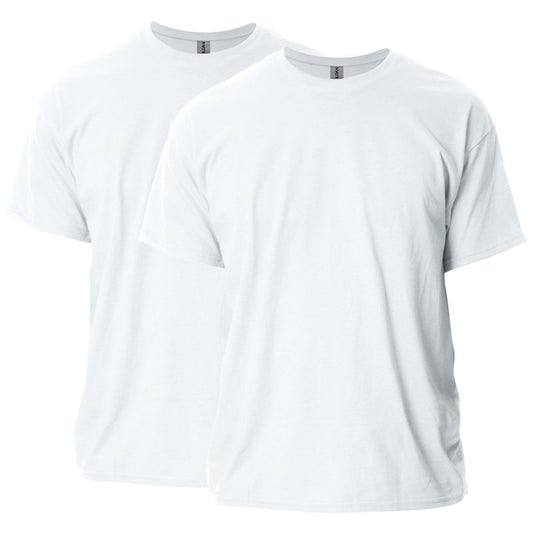 Gildan Adult Ultra Cotton T-Shirt, Style G2000, Multipack, White (2-Pack), Medium