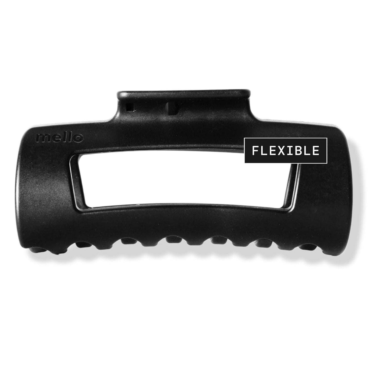 Medium Hair Clip - Flexible Comfort Hair Claw for Strong Hold on Thick & Thin Hair | Dark Brown, Matte Finish