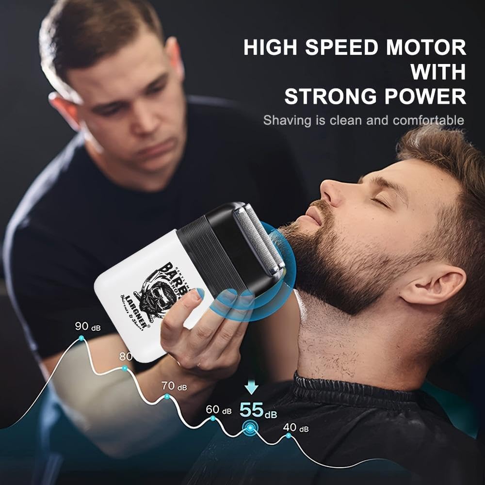 Professional Hair Clippers for Men - Cordless T-Blade Trimmer | Rechargeable Beard & Hair Cutting Tool