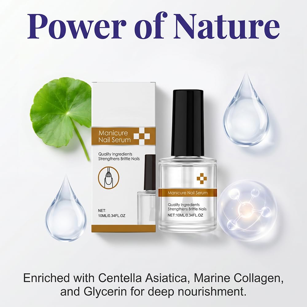 Nail Care Oil with Keratin, 2026 New Keratin Nail Strengthener, 3-Day Intensive Care for Dry & Brittle Nails, Fast Hydration & Repair Treatment (1pcs)