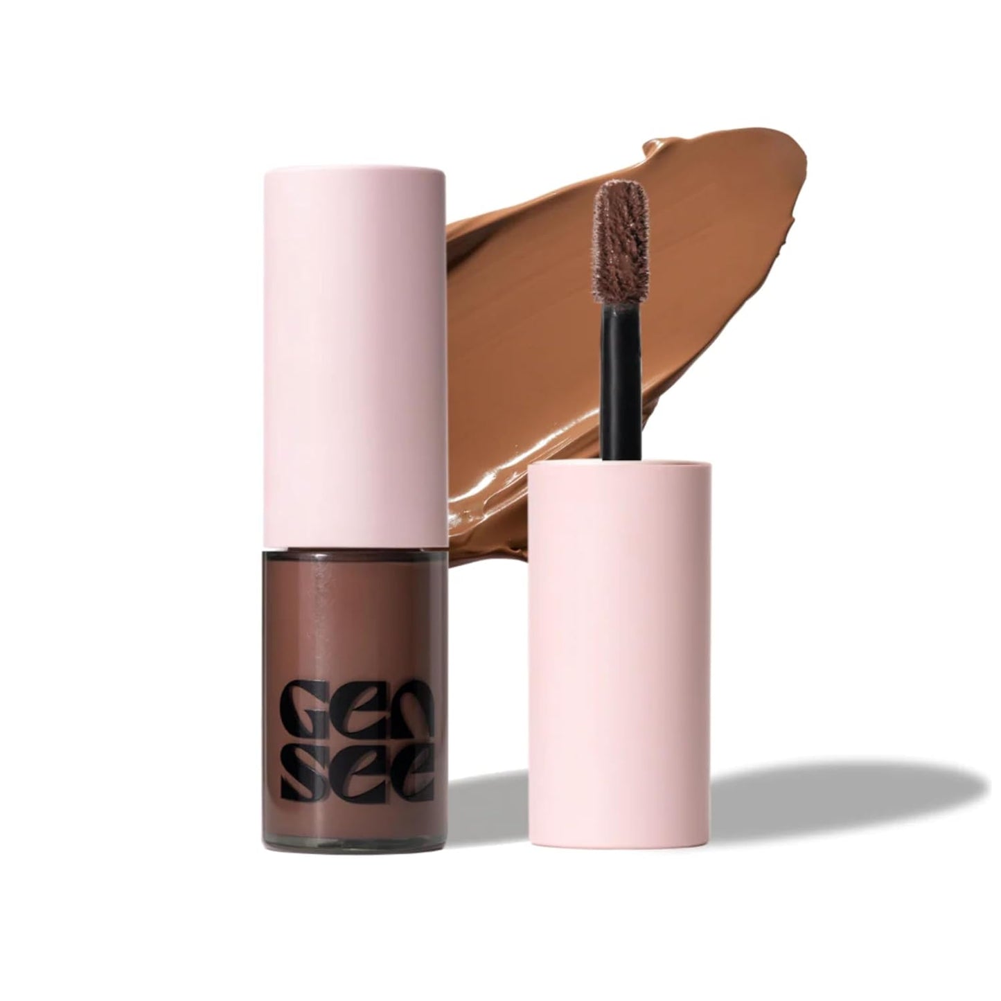 GEN SEE Mixed Media Matte Liquid Eyeshadow - High Pigment, Weightless Long-Lasting Formula | Linen Color, Vegan & Cruelty-Free