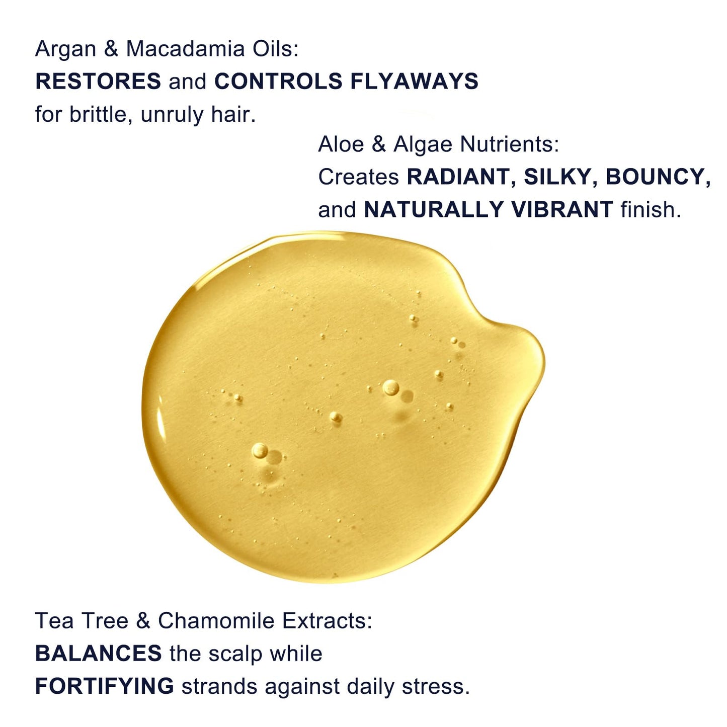 Mijaution Argan Oil Hair Oil for Frizzy & Damaged Hair, Lightweight Repair with Collagen, Smoothing Hair Oil for Curly or Dry Hair, 1.69Fl.oz