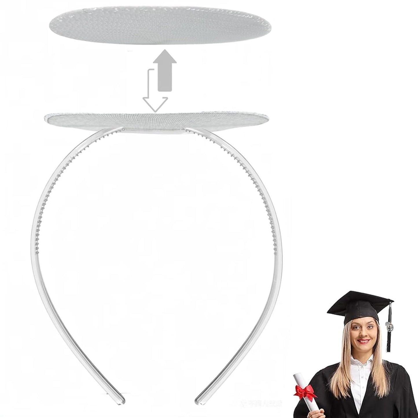 Graduation Cap Headband - Secure Your Grad Cap | Stylish Hair Accessories for Graduates