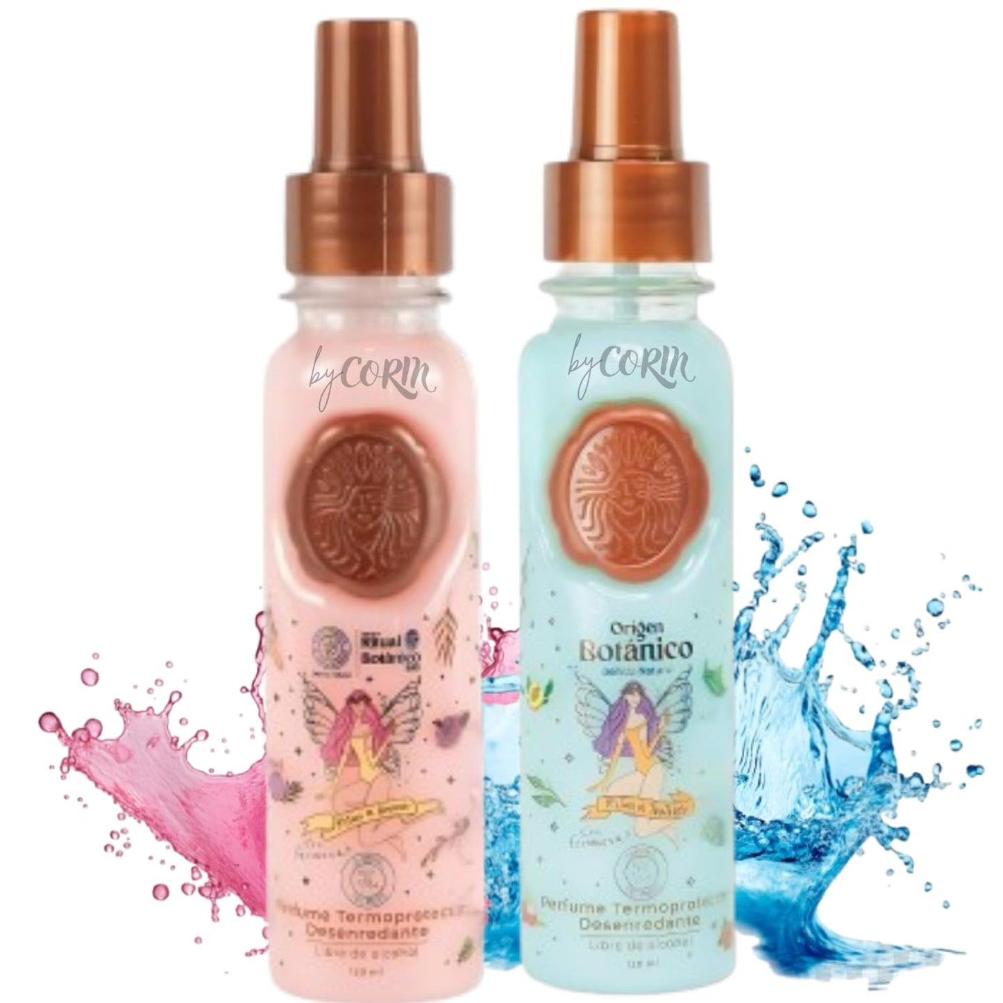 Hair Perfume | Leave-In Conditioner Spray with Frizz Control & UV Protection - 120ML Floral & Fruity Scent