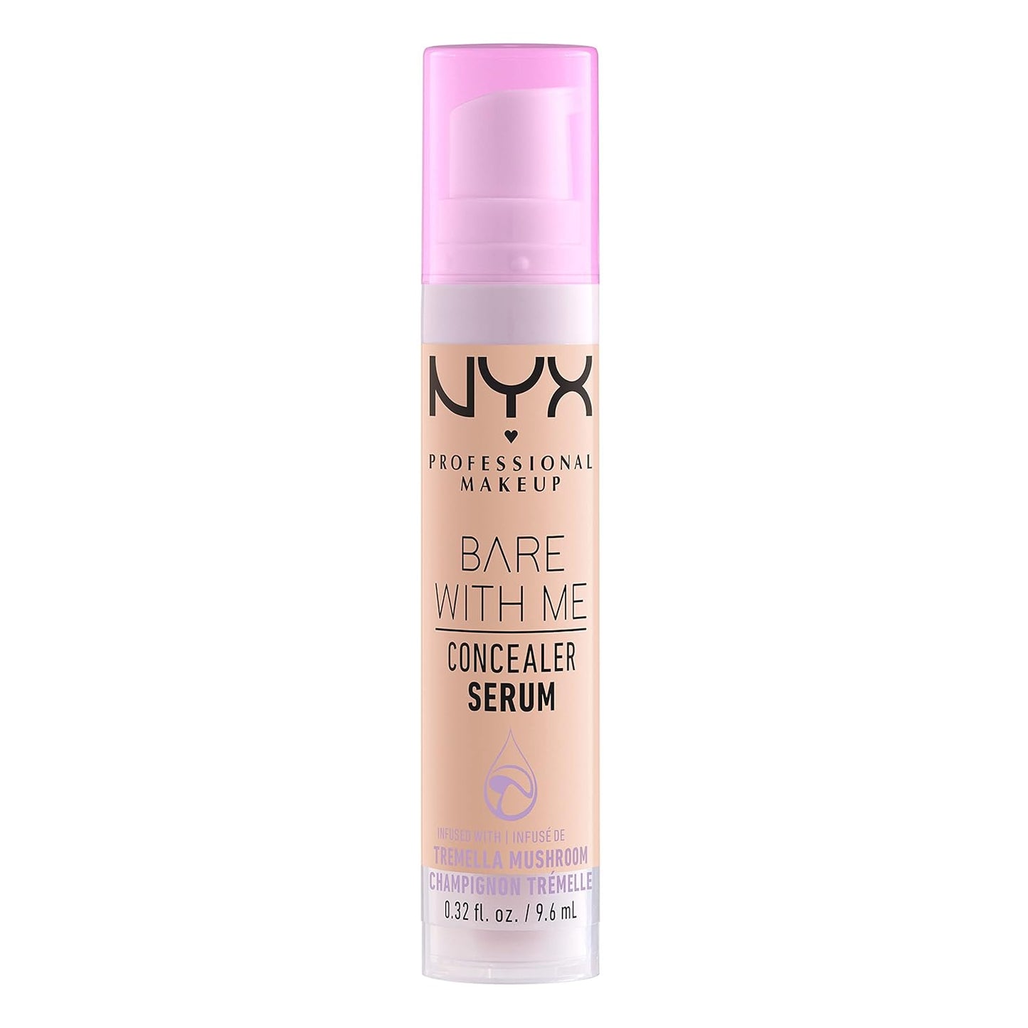 NYX Bare With Me Concealer Serum - 24Hr Hydration Makeup for Flawless Skin | Light Shade