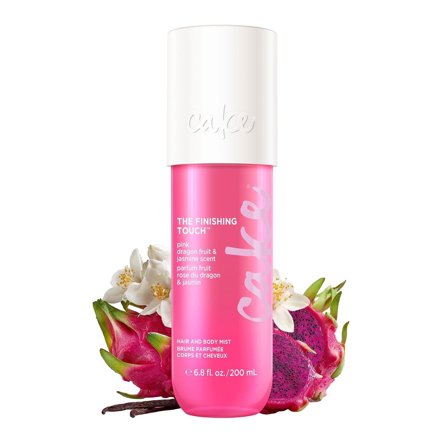 Cake Beauty Hair & Body Mist, The Finishing Touch - Pistachio & Salted Caramel Scent - Infused with Vitamin E & Argan Oil - For All Skin & Hair Types - 6.8 Fl Oz / 200 mL