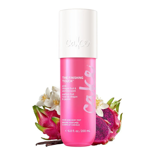 Cake Beauty Hair & Body Mist, The Finishing Touch - Pistachio & Salted Caramel Scent - Infused with Vitamin E & Argan Oil - For All Skin & Hair Types - 6.8 Fl Oz / 200 mL