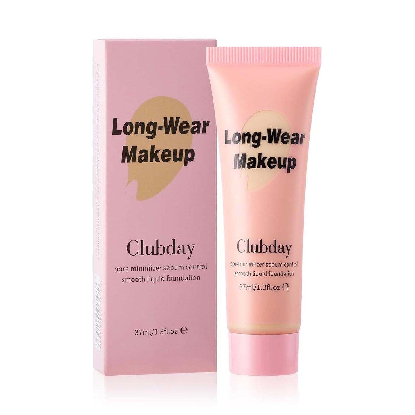 Long-Wear Liquid Foundation - Pore Minimizer & Sebum Control, Oil-Free Matte Finish | 37ml/1.3 Fl Oz